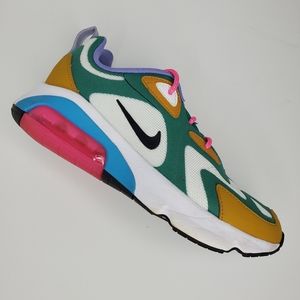 Nike Air Max 200 Mystic Green White Gold Multi